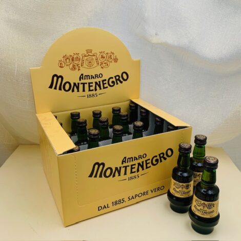 Montenegro - Mignon, Amaro - cl 5 x 20 bottiglie vetro 